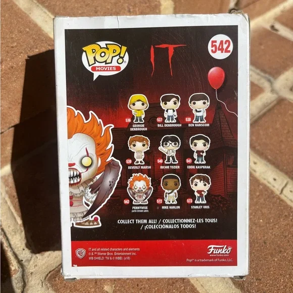 Funko Pop! Movies IT #542 Pennywise w/ Spider Legs Vinyl Figure + Box - Picture 4 of 11